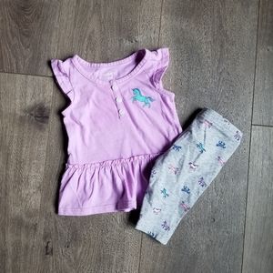 Carter's unicorn pajamas